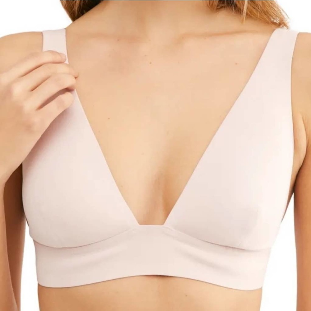 Free People Erin Scuba Bralette Mooncake XS NWT